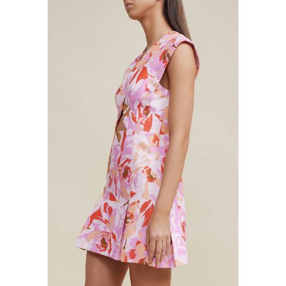 NEW ACLER quincy dress in peony harvest - Picture 2 of 4